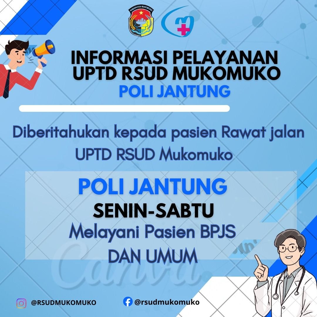 Pelayanan Poliklinik Jantung UPTD RSUD Mukomuko